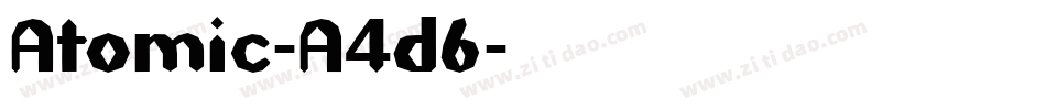 Atomic-A4d6字体转换