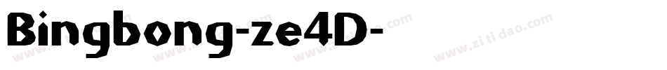 Bingbong-ze4D字体转换