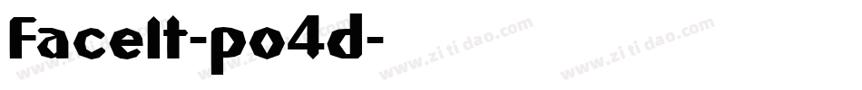 FaceIt-po4d字体转换
