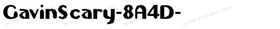 GavinScary-8A4D字体转换