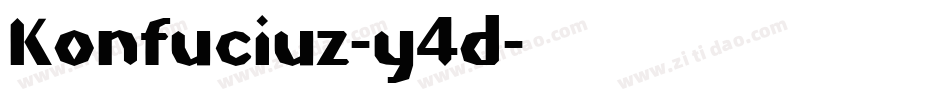 Konfuciuz-y4d字体转换