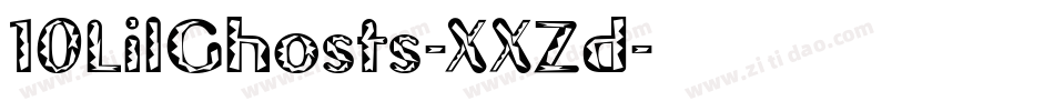 10LilGhosts-XXZd字体转换