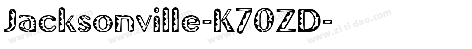 Jacksonville-K70ZD字体转换