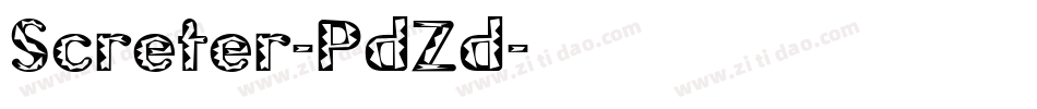 Screter-PdZd字体转换
