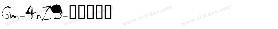 Gim-4nZ9字体转换