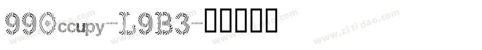 99Occupy-L9B3字体转换