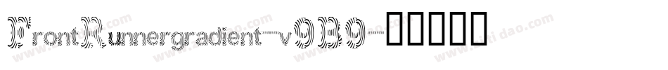 FrontRunnergradient-v9B9字体转换