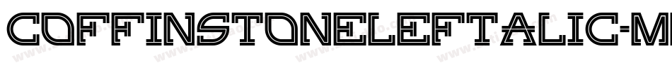 CoffinStoneLeftalic-mLLlv字体转换