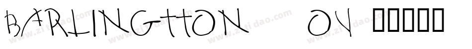 Barlingtton-28ov字体转换