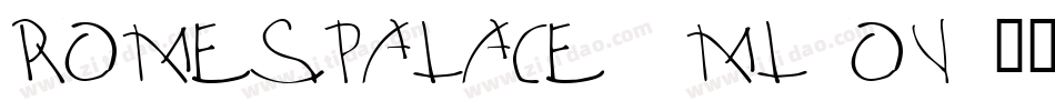 RomesPalace2-mL1Ov字体转换