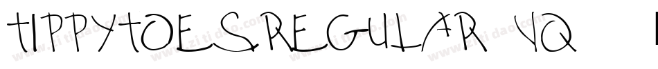 TippytoesRegular-vq59字体转换