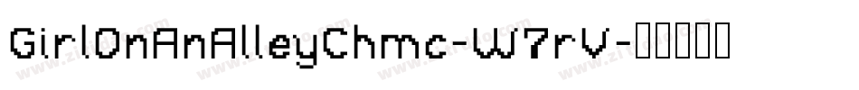 GirlOnAnAlleyChmc-W7rV字体转换