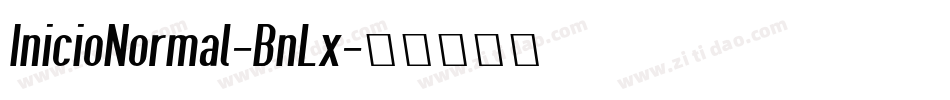 InicioNormal-BnLx字体转换