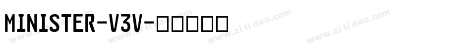 Minister-V3V字体转换