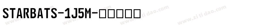Starbats-1j5M字体转换 Starbats-1j5M字体转换
