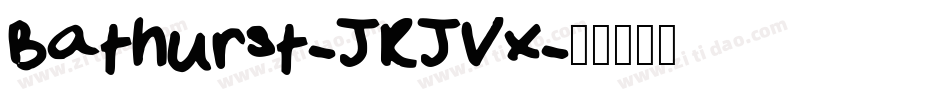 Bathurst-JRJVx字体转换