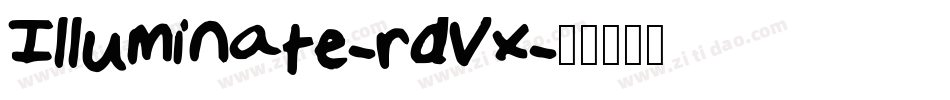 Illuminate-rdVx字体转换