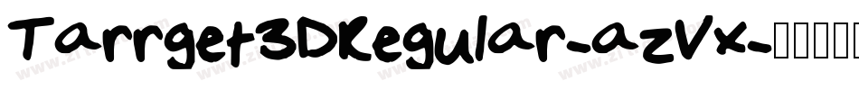 Tarrget3DRegular-azVx字体转换