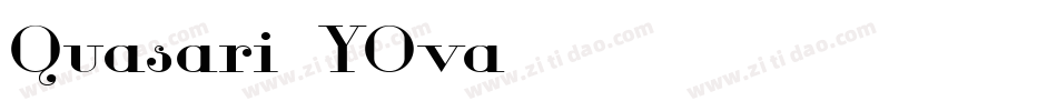 Quasari-YOva字体转换