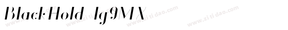 BlackHold-lg9MX字体转换 BlackHold-lg9MX字体转换