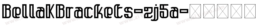 BellaKBrackets-zj5a字体转换