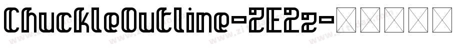 ChuckleOutline-ZE2z字体转换