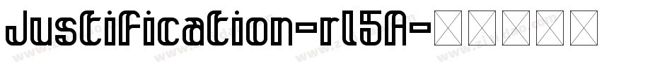 Justification-rl5A字体转换
