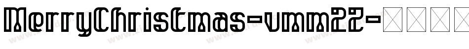 MerryChristmas-vmm2Z字体转换