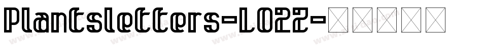 Plantsletters-LO2Z字体转换