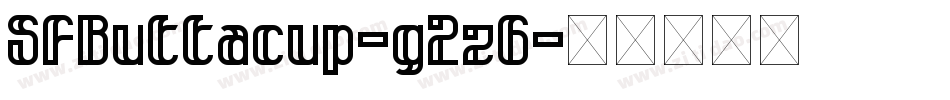 SfButtacup-g2z6字体转换 SfButtacup-g2z6字体转换