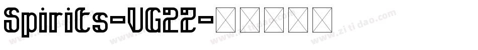 Spirits-VG2Z字体转换