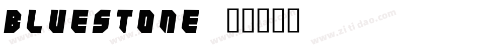 bluestone字体转换