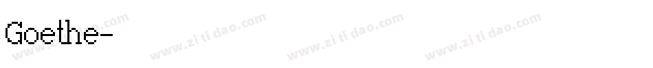 Goethe字体转换