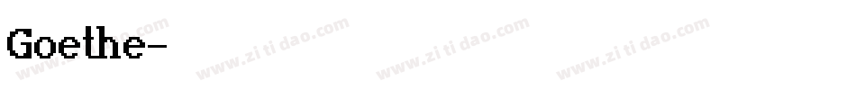 Goethe字体转换