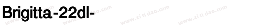 Brigitta-22dl字体转换