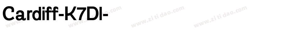 Cardiff-K7Dl字体转换