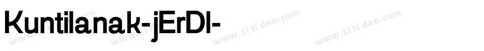 Kuntilanak-jErDl字体转换