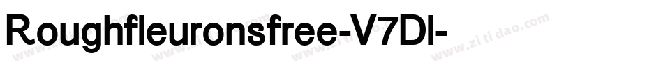 Roughfleuronsfree-V7Dl字体转换
