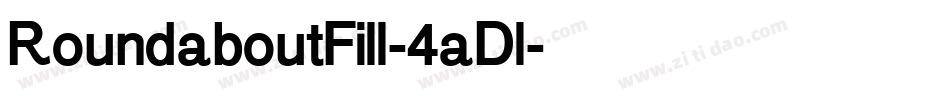 RoundaboutFill-4aDl字体转换