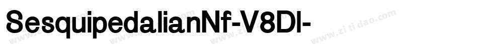 SesquipedalianNf-V8Dl字体转换
