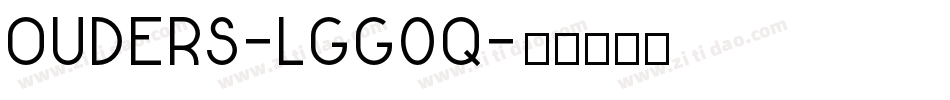 Ouders-lgg0q字体转换 Ouders-lgg0q字体转换