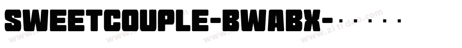 SweetCouple-BWaBx字体转换
