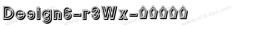 Design6-r3Wx字体转换