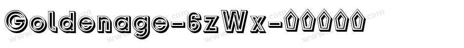 Goldenage-6zWx字体转换