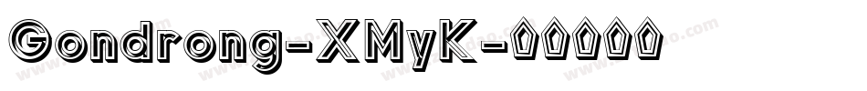 Gondrong-XMyK字体转换