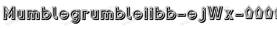 Mumblegrumbleiibb-ejWx字体转换