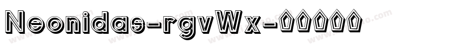 Neonidas-rgvWx字体转换 Neonidas-rgvWx字体转换