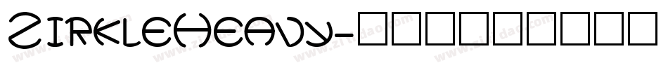 ZirkleHeavy字体转换