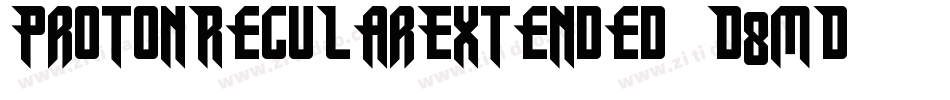 ProtonRegularExtended-D8mD字体转换