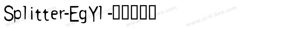 Splitter-EgYl字体转换